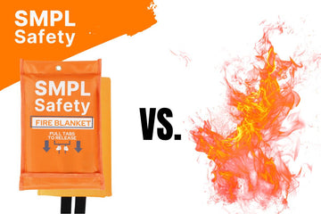 How smpl safety fire blankets work. fire blanket vs fire